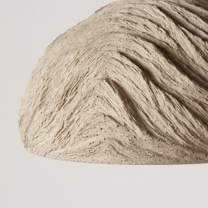 โคมไฟเพดานสไตล์ญี่ปุ่น วาบิ-ซาบิ ย้อนยุค ไมโครซีเมนต์ ทรงภูเขา สำหรับบาร์ ร้านอาหาร ห้องน้ำชา โคมไฟสำหรับโต๊ะอาหารยาว สไตล์เซน - Product Image 3