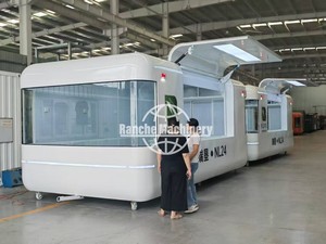 EU USA Standard Grill <b>BBQ</b> Smoker Fast Food Ice Cream Stainless Steel Food Truck Mobile Kitchen Fully Equipped Snack Food Hotdog - Product Image 4