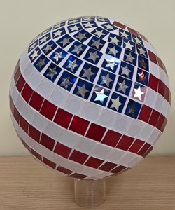 Weather Resistant Glass Gazing Ball Hand Blown Natural Color Glazing <b>Globe</b> for Patio Garden Lawn Decor - Product Image 1