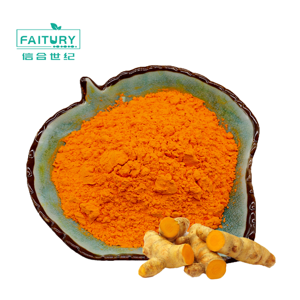 ร้อนขายอินทรีย์95% Curcumin รากขมิ้นผงสารสกัดจากขมิ้นผง