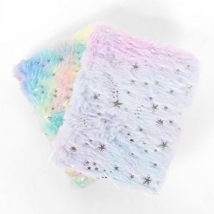 Carnet de notes personnalisé de luxe à couverture rigide en fourrure, de haute qualité, écologique, format A4 A5, pour l'école - Product Image 1