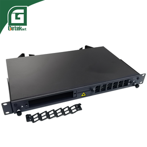 GETEKnet OEM ODM 3u Mpo Panneau de brassage à fibre optique ODF Rackmount Intérieur 12 48 Fibre/port pour cordon de brassage Fc Lc avec panneau vierge - Product Image 5