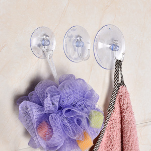 Crochets à ventouse transparents Soumei Hidemi, 7 pièces, amovibles, forte adhérence, pour cuisine, salle de bain, toilettes, vêtements - Product Image 2
