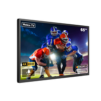 65 75 86 Zoll Outdoor Wasserdichter Fernseher 1000 Nits Werbedisplay-Bildschirm IP65 Outdoor-Fernsehgerät
