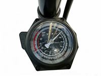 Jinta 160 PSI Portable Bicycle Manual Air Pump with Pressure Gauge, Suitable for Bicycles and Road Bikes MTB