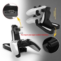 Station de charge double pour siège d'avion, pour manette de jeu et accessoires périphériques