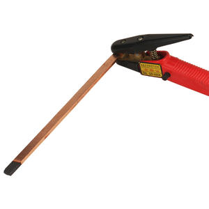 Tiges en carbone Ottel de 5,0 mm, plaquées cuivre plat, pour outils de soudage au arc - Product Image 1