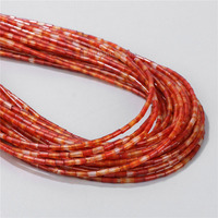 Perles de pierres précieuses naturelles en forme de tube rond, perles en cristal de quartz rose et d'agate pour la fabrication de bijoux DIY 2mm 4mm 2x4mm