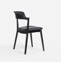 Chaise de salle à manger sans bras moderne de luxe nordique de qualité supérieure avec chaise de salon de restaurant en bois de frêne bureau à domicile