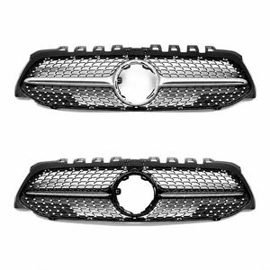Calandre avant <span class=keywords><strong>Mercedes</strong></span> Classe A W177 2019-2023+ <span class=keywords><strong>4</strong></span> styles Ciel étoilé Vertical GT AMG Bra en plastique ABS, ajustement direct, plusieurs couleurs - Product Image 2