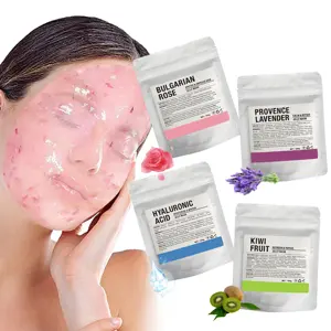 Factory Price Supply Multi Color Hydro Facial Jelly Mask Whitening Anti-aging Nourishing Face Mask Powder Rose Petal Skin Care