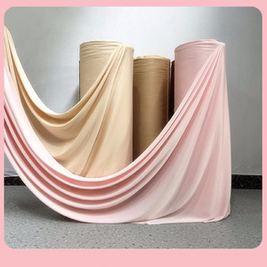 Decorazione del partito drappeggio onda soffitto 80cm di larghezza 100% in poliestere tessuto opaco tenda matrimonio sfondo panno - Product Image 4