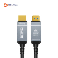 100m 4K60Hz Kecepatan Tinggi 18Gbps HDMI AOC Serat Optik HDR ARC HDCP2.2 untuk PS4/5 TV Box LCD PC Tahan EMI/RFI
