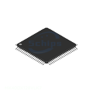 Composant électronique embarqué MK40DX128VLK7 80 LQFP, fabricant de composants électroniques, canal - Product Image 1