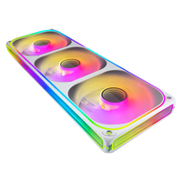 Ventilateur de boîtier AntarcChill BLACK&WHITE 360mm RGB à roulement fluide, nouveau stock, refroidisseur d'air premium pour refroidissement ARGB PWM