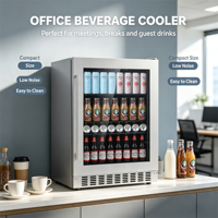 Enfriador de Bebidas Comercial para el Hogar C-Household, 145L, Vertical, Vitrina Exhibidora de Cerveza