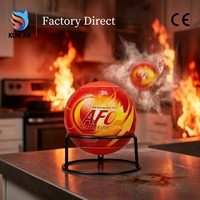Boule d'extinction d'incendie automatique légère et facile à lancer, 1,3 kg, stable et durable
