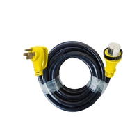 Câble jaune de 36 pieds NEMA 14-50P vers SS2-50R, 50 ampères, pré-percé pour générateur, 250 V, homologué ETL