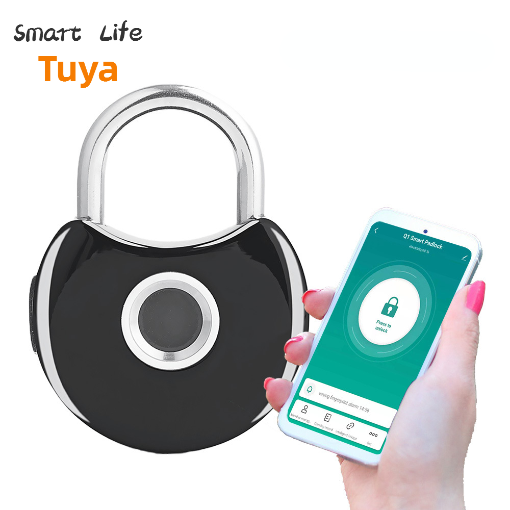 Tuya Smart Padlock fingerprint padlockfingerprint unlock, USB rechargeable