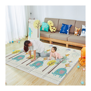 Tapis rampant pour bébé de 180cm, tapis de jeu pliable double face, imprimé en couleur, écologique pour un usage domestique - Product Image 4