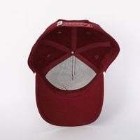 Casquette de baseball sportive 5 panneaux en coton doux, haute qualité, pour l'extérieur, avec logo brodé et patch tissé personnalisé, réglable, tendance, motif fruit, vente en gros