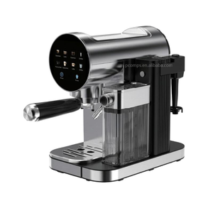 Machine à café expresso multifonction chaude et froide avec réservoir d'eau de 0,9 L, réservoir de lait de 0,45 L, porte-filtre de 51 mm, auto-nettoyante et fonction lait frais - Product Image 1