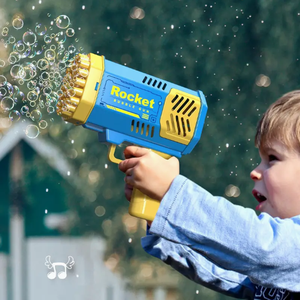 Nouveaux Pistolets à Bulles Lanceurs de Fusées pour Enfants Jouets d'Extérieur Garçons Filles Cadeau Machine à Bulles Électrique Automatique - Product Image 6