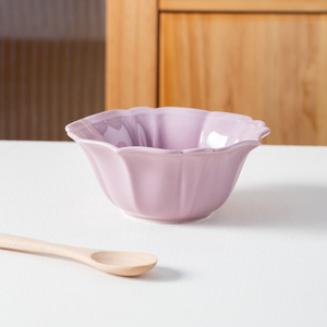 ชามเซรามิกสีม่วงขนาด 6 นิ้ว สำหรับใส่ข้าว ซุป สลัด หรืออาหารอื่นๆ - Product Image 1