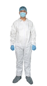 Tuta bianca monouso con nastro riflettente ad alta visibilità origine Cina <span class=keywords><strong>antivento</strong></span> e resistente all'umidità traspirante e confortevole - Product Image 5