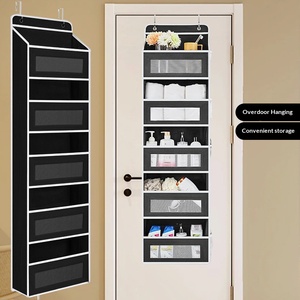 Sac de rangement pour vêtements à accrocher au-dessus de la porte, <span class=keywords><strong>organisateur</strong></span> suspendu multicouche avec grande capacité écologique pour chaussures, montage mural pour chambre à coucher - Product Image 2