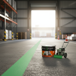 Peinture de marquage routier miniature 10 kg, peinture verte pour bandes, fabriquée en plastique durable - Product Image 2