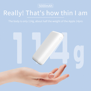 Power Bank Portatile da 4000/5000 mAh con Luce LED e Due Porte USB - Product Image 2