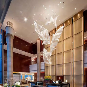 Pendant Lights Luxury <strong>Design</strong> Indoor Decoration Light Big Hotel Lobby Hall Church Staircase Custom Large <strong>LED</strong> Crystal Chandeliers - Product Image 3