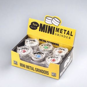 Nuevo Molinillo de Hierbas de Zinc y Diamante de 40 mm y 2 Capas de Primera Calidad 2024, Exquisito Mini Molinillo de Hierbas Femenino de Aleación - Product Image 1