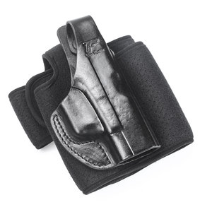 Kanon Flower Nylon & Lederen Tactische Outdoor Enkelholster Combo Met Thumb Release Zwart Duurzaam Verborgen Carry - Product Image 3