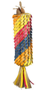 Деревянные игрушки для птиц: попугаев, мелких волнистых попугайчиков, неразлучников и конюр — экологичная роскошная игрушка для клетки, для жевания - Product Image 2