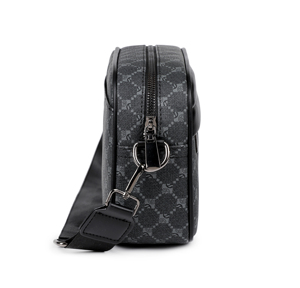 Petit sac bandoulière de luxe en cuir PU imperméable et durable à carreaux pour homme, idéal pour les trajets quotidiens et les voyages - Product Image 4