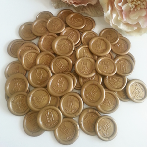 สติกเกอร์แวกซ์ปิดผนึกแบบกำหนดเองมีกาวในตัวสำหรับเคลือบแวกซ์แสตมป์บัตรจดหมายแบบสร้างสรรค์ - Product Image 5