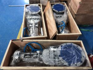 COVNA Commande Urgente Vanne à opercule à tige montante 6 pouces ANSI Classe 150 en acier inoxydable CF8M avec volant et siège métallique - Product Image 5