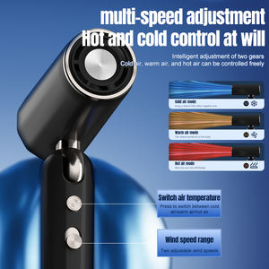 Resuxi G-5138 Professional 1600W Salon <strong>Hair</strong> <strong>Dryer</strong> Foldable and <strong>Portable</strong> 65dB Low Noise with Magnetic Suction Nozzle <strong>Hair</strong> <strong>Dryer</strong> - Product Image 5