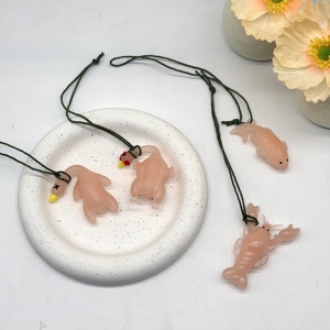 จี้รูปสัตว์เปลี่ยนสีตามอุณหภูมิ น่ารัก รูปเป็ด/<span class=keywords><strong>ปลา</strong></span>คาร์<span class=keywords><strong>ฟ</strong></span>/ไก่/กุ้งมังกร สำหรับใส่กับสร้อย - Product Image 3