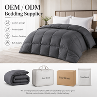 Couette d'hôtel de qualité supérieure en duvet d'oie, anti-accrocage, avec garnissage cousu, pour marque privée