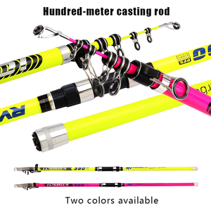 Canne à pêche télescopique de surfcasting en gros 3.9/4.5m en carbone T1000, puissance de <span class=keywords><strong>lancer</strong></span> 80-200g, pour longue distance - Product Image 6