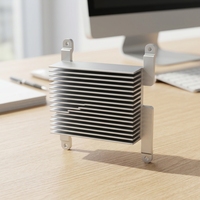 Dissipateur thermique en aluminium usiné CNC sur mesure de qualité supérieure pour l'électronique et les LED