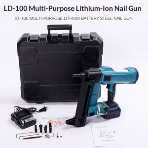 <span class=keywords><strong>Pistola</strong></span> de <span class=keywords><strong>Clavos</strong></span> Inalámbrica de Acero, Compatible con Batería <span class=keywords><strong>Makita</strong></span>, Clavadora Eléctrica <span class=keywords><strong>para</strong></span> Concreto de 16-40 mm <span class=keywords><strong>para</strong></span> Construcción, Puertas, Ventanas y Tuberías - Product Image 2