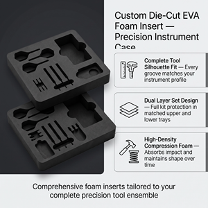 Plateau à outils EVA avec insert en mousse gravé CNC sur mesure pour boîte à outils - Product Image 5