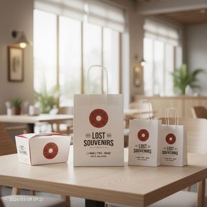 Thick <b>Paper</b> Bags Customise Promotional Ready <b>Made</b> Bulk Eco Friendly Manly Strength for Retail - Product Image 2