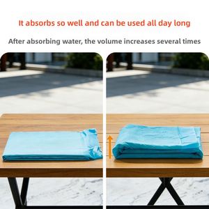 Tapis absorbant pour animaux de compagnie, épais et très absorbant, pour chiens et chats, vente en gros, désodorisant, anti-fuite, direct usine, jetable, pour l'apprentissage de la propreté - Product Image 3