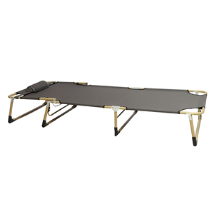 屋外アクティビティ用75インチ<span class=keywords><strong>4</strong></span>速調節可能なモダンスタイル金属製オフィスベッドパークビーチハイキングピクニックキャンプランチブレイク - Product Image 2