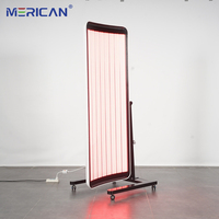 Peralatan Terapi Cahaya Merah Seluruh Tubuh 4800 LED 1300W Panel Inframerah dengan Stand Pengangkat untuk Penggunaan di Rumah, Gym, dan Pusat Spa